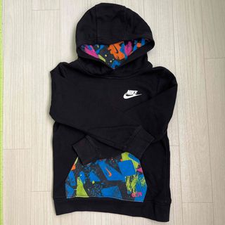 ナイキ(NIKE)のお値下げしました‼️NIKE  パーカー　ブラック　116-120㎝(ジャケット/上着)