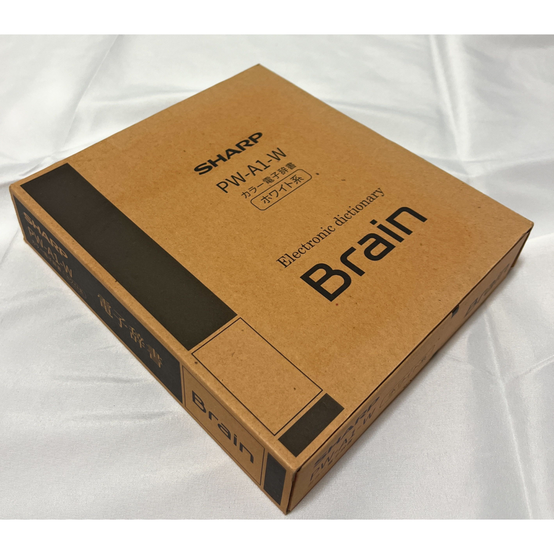 SHARP 【新品】シャープ PW-A1-W カラー電子辞書 Brain ホワイト系の通販 by まーぼ's shop｜シャープならラクマ