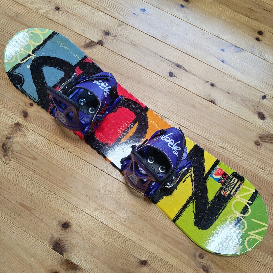スノーボード　90　スプーン　spoon 子供　ジュニア　キッズ　ビンディング スポーツ/アウトドアのスノーボード(ボード)の商品写真