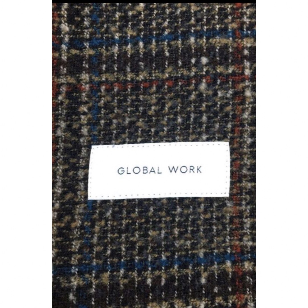 GLOBAL WORK(グローバルワーク)の川口春奈さん着用 チェックキナガシコート global work レディースのジャケット/アウター(その他)の商品写真