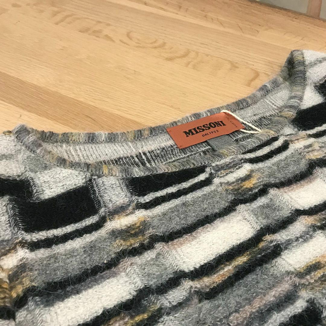 MISSONI - 新品未使用 ミッソーニ 長袖 ニット ワンピース マルチ