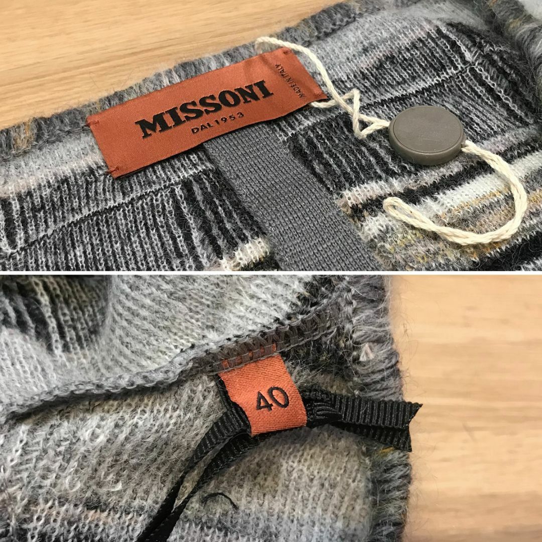 MISSONI - 新品未使用 ミッソーニ 長袖 ニット ワンピース マルチ