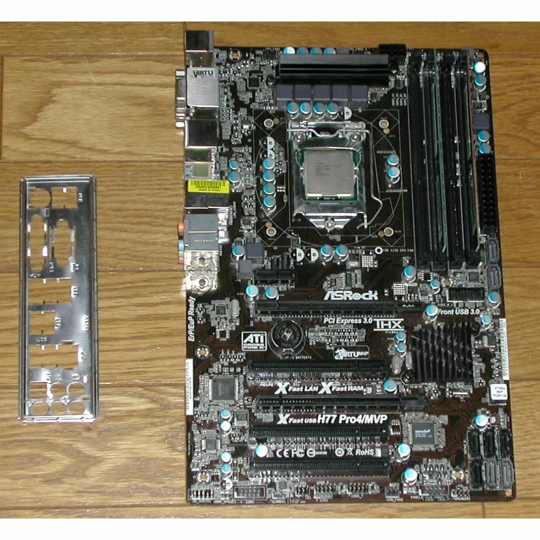 ASRock H77Pro4-MVP LGA1155 CPU、メモリ付きの通販 by ...