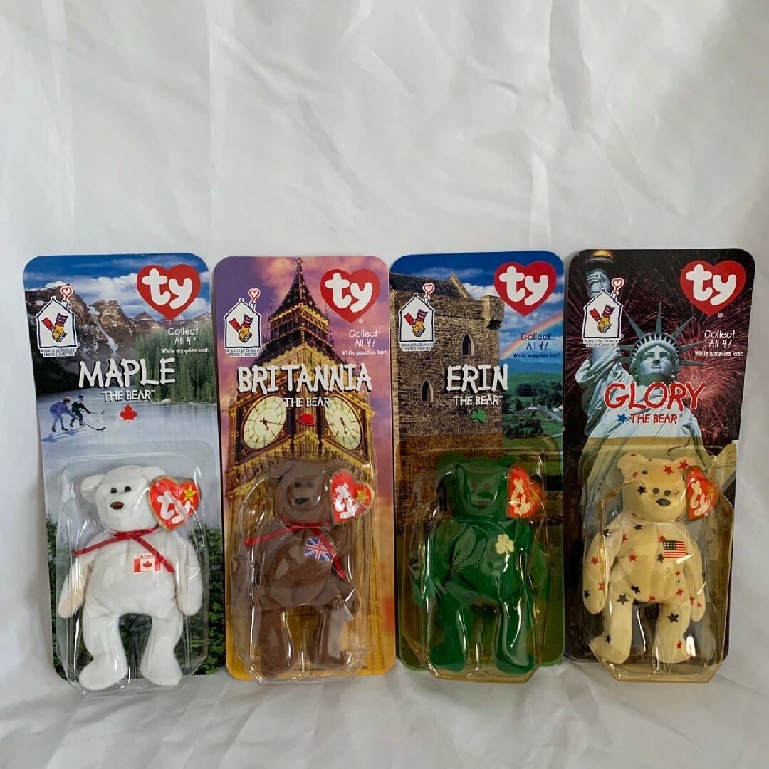 新品 アメリカ版【Ty】beanie babies the bear クマ-