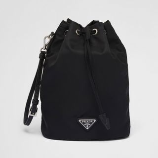 プラダ(PRADA)のPRADA プラダ Re Nylon ポーチ ミニバッグ ストラップ付き 新品(ポーチ)