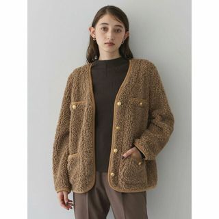 イェッカヴェッカ(YECCA VECCA)の【キャメル】カーリーフェイクファージャケット/23AW(その他)