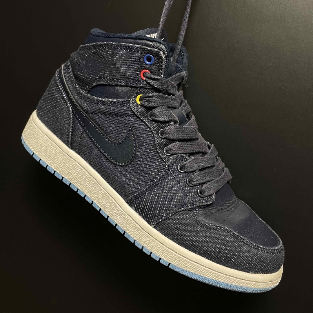 NIKE - NIKE AIR JORDAN 1 RETRO HIGH BG denimの通販 by gold's shop