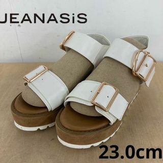 ジーナシス(JEANASIS)のJEANASiS ベルト厚底サンダル 23.0cm(サンダル)