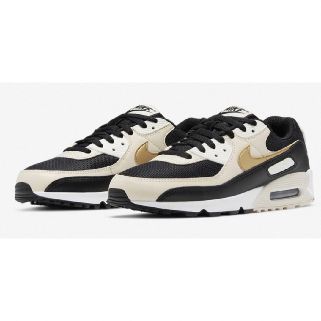 NIKE(ナイキ)の人気完売　希少　レア　NIKE Air Max90  ベージュブラックゴールド レディースの靴/シューズ(スニーカー)の商品写真