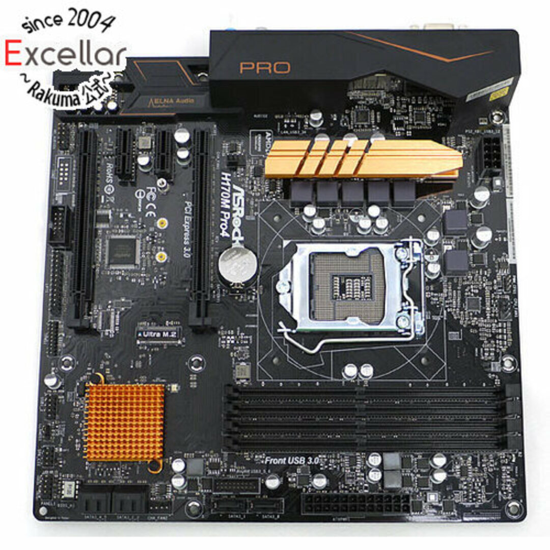 ASRock製 MicroATXマザボ　H170M Pro4　LGA1151　訳あり