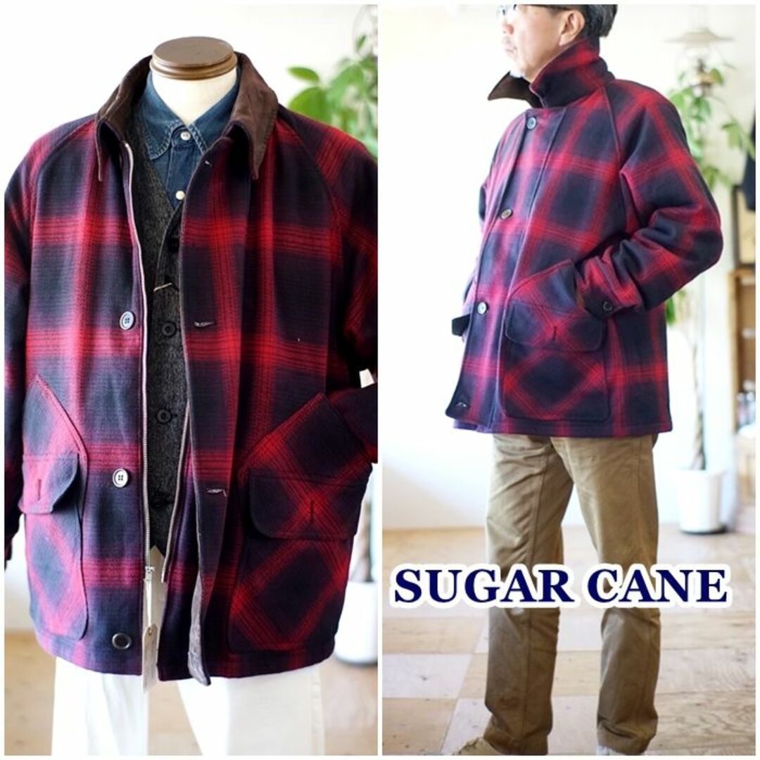 Sugar Cane(シュガーケーン)のSUGAR CANE 　シュガーケーン　ハンティングジャケット 15447 L メンズのジャケット/アウター(ブルゾン)の商品写真