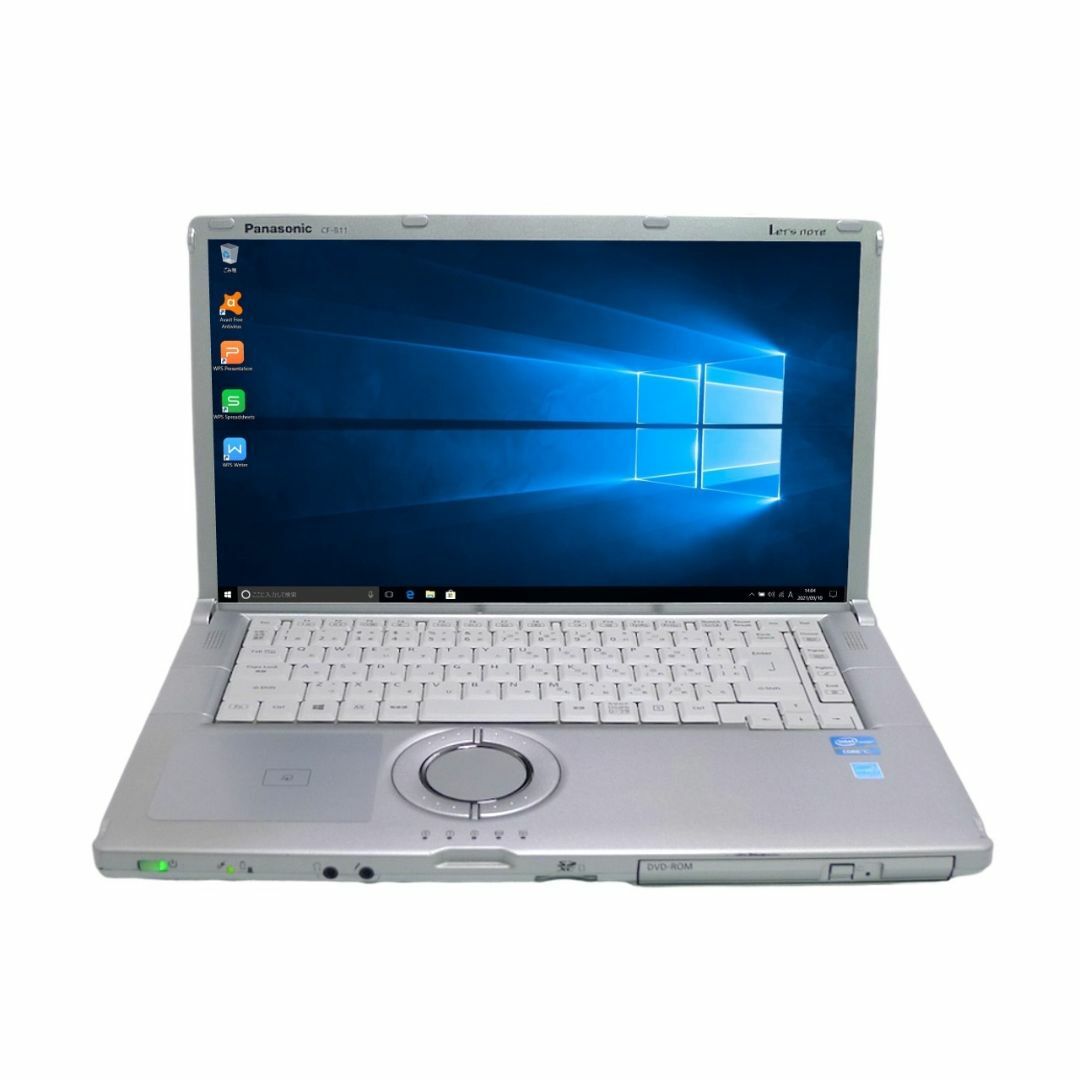 パナソニック Panasonic Let's note CF-B11 Core i3 8GB HDD320GB DVD-ROM 無線LAN Windows10 64bitWPSOffice 15.6インチ ノートパソコン パソコン