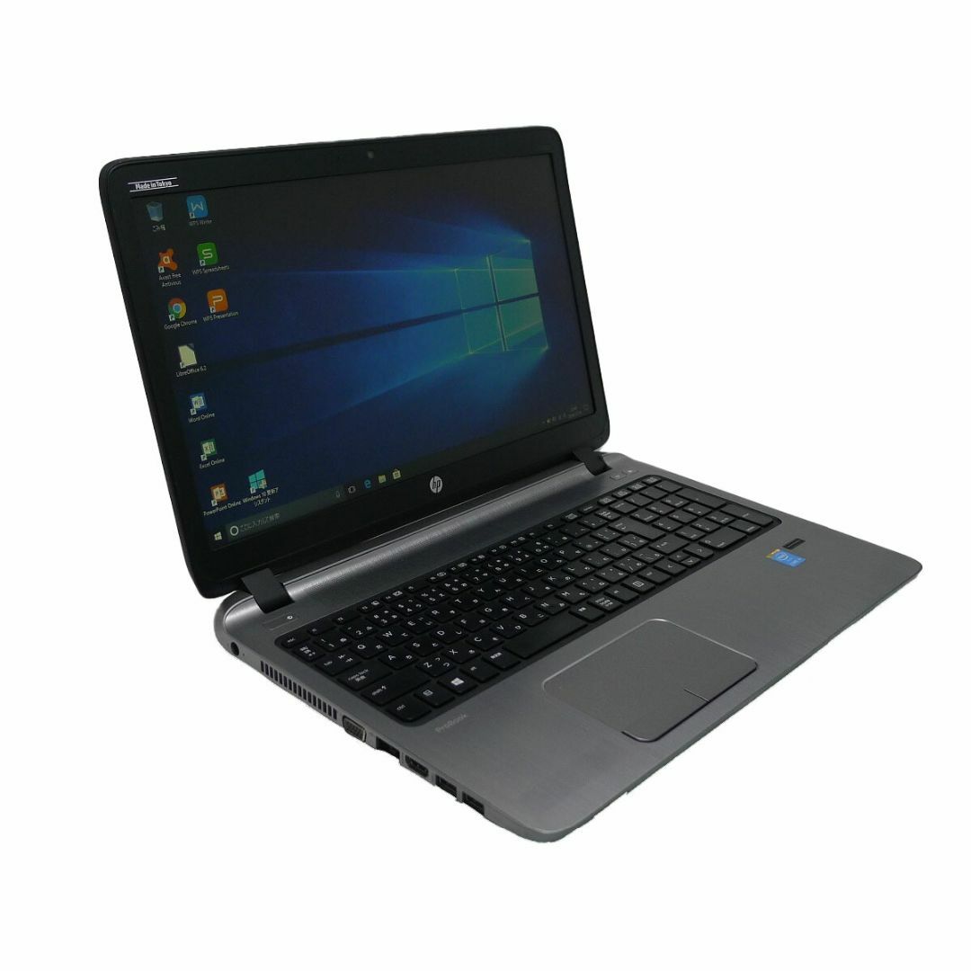 HP ProBook 450 G2Celeron 4GB 新品SSD240GB DVD-ROM 無線LAN Windows10 64bitWPSOffice 15.6インチ  パソコン  ノートパソコン