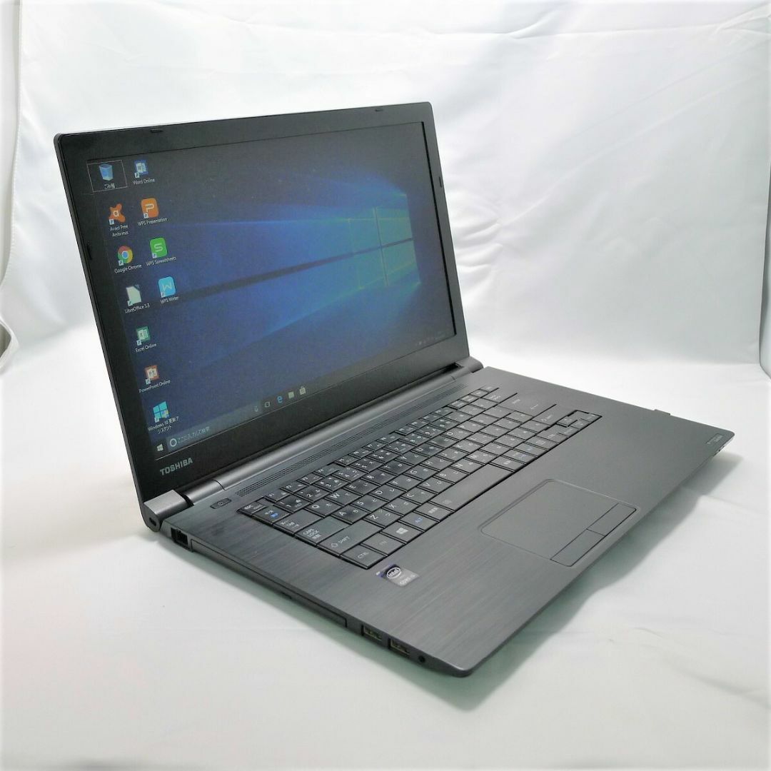TOSHIBA dynabook Satellite B35 Celeron 8GB 新品SSD240GB DVD-ROM テンキーあり 無線LAN Windows10 64bitWPSOffice 15.6インチ  パソコン  ノートパソコン