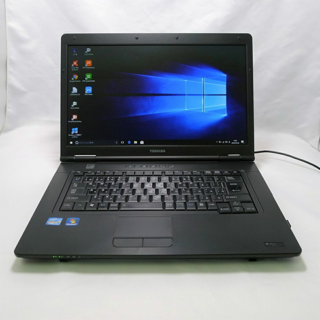 TOSHIBA dynabook Satellite B552 Celeron 8GB 新品SSD960GB DVD-ROM 無線LAN Windows10 64bitWPSOffice 15.6インチ  パソコン  ノートパソコン10002096