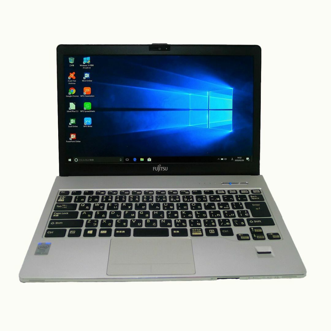 10002340FUJITSU Notebook LIFEBOOK S904 Core i5 4GB 新品SSD480GB DVD-ROM 無線LAN フルHD Windows10 64bitWPS Office 13.3インチ モバイルノート  パソコン  ノートパソコン