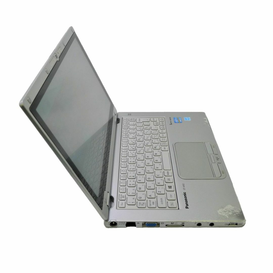 【少し訳あり】 パナソニック Panasonic Let's note CF-AX2 Core i3 4GB SSD240GB 無線LAN Windows10 64bitWPSOffice 11.6型ワイド タッチパネル タブレットPC 2-in-1 Ultrabook モバイルノート  パソコン  ノートパソコン 4