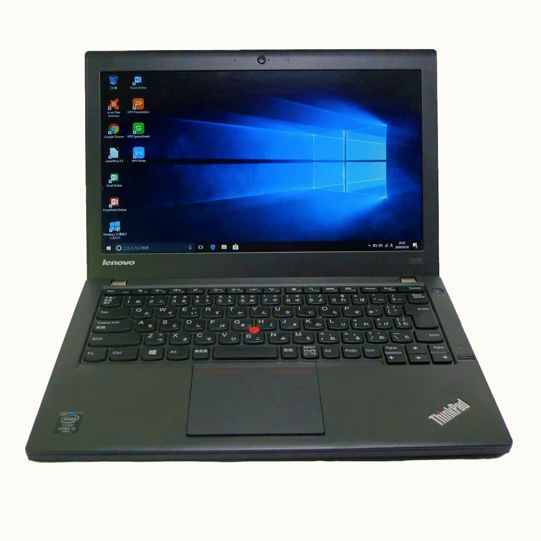 Lenovo ThinkPad X240 Core i5 4200U 4GB 新品SSD120GB 無線LAN Windows10 64bitWPSOffice 12.5インチ モバイルノート  パソコン  ノートパソコン