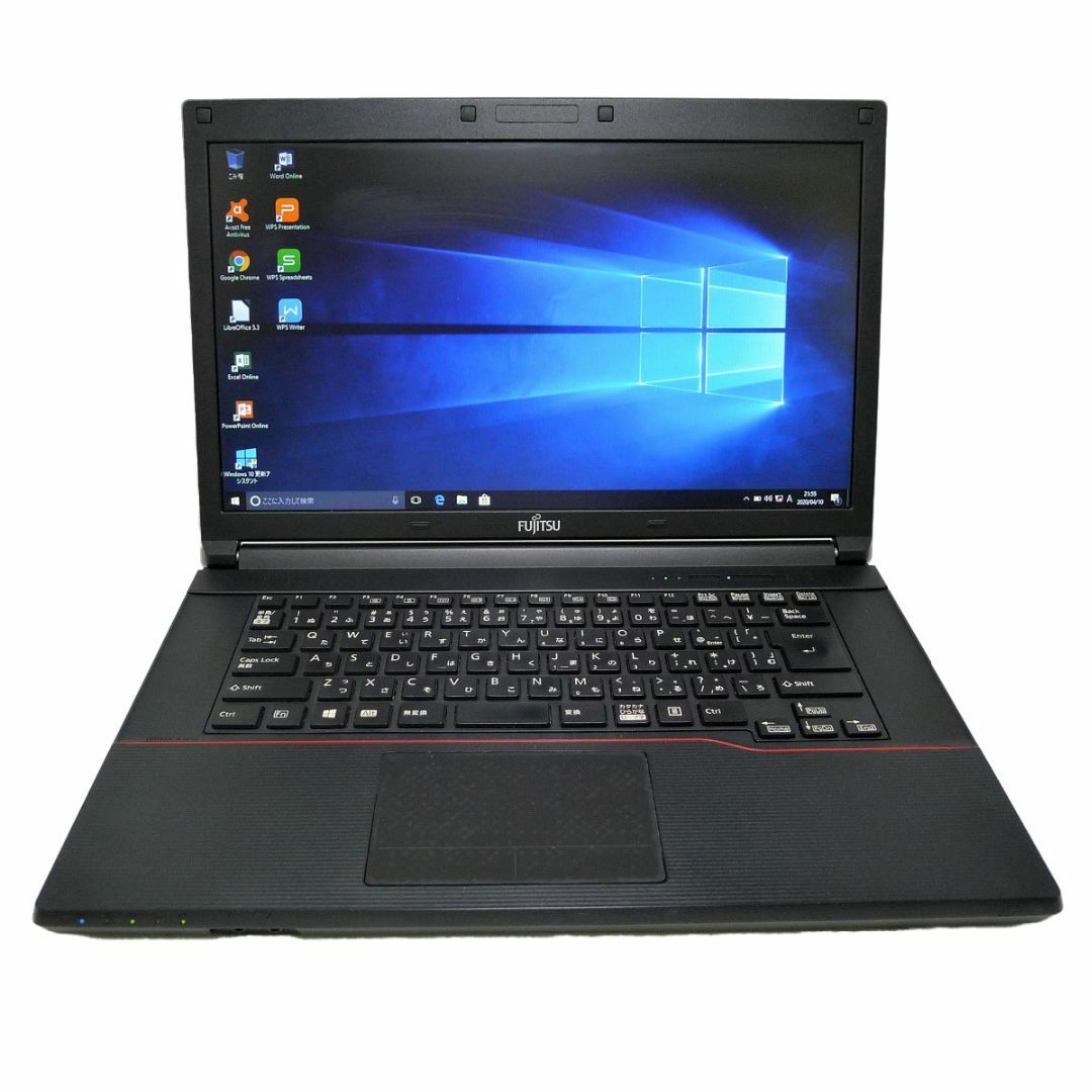 FUJITSU Notebook LIFEBOOK A574 Celeron 4GB HDD250GB DVD-ROM 無線LAN Windows10 64bitWPS Office 15.6インチ  パソコン  ノートパソコン