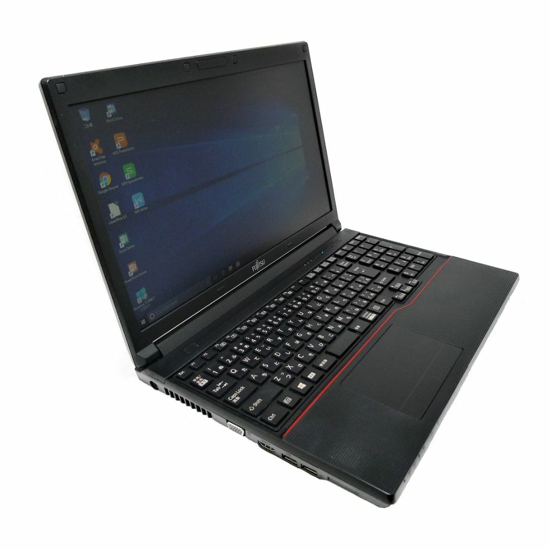 FUJITSU Notebook LIFEBOOK A574 Celeron 4GB 新品SSD2TB DVD-ROM テンキーあり 無線LAN Windows10 64bitWPS Office 15.6インチ  パソコン  ノートパソコン