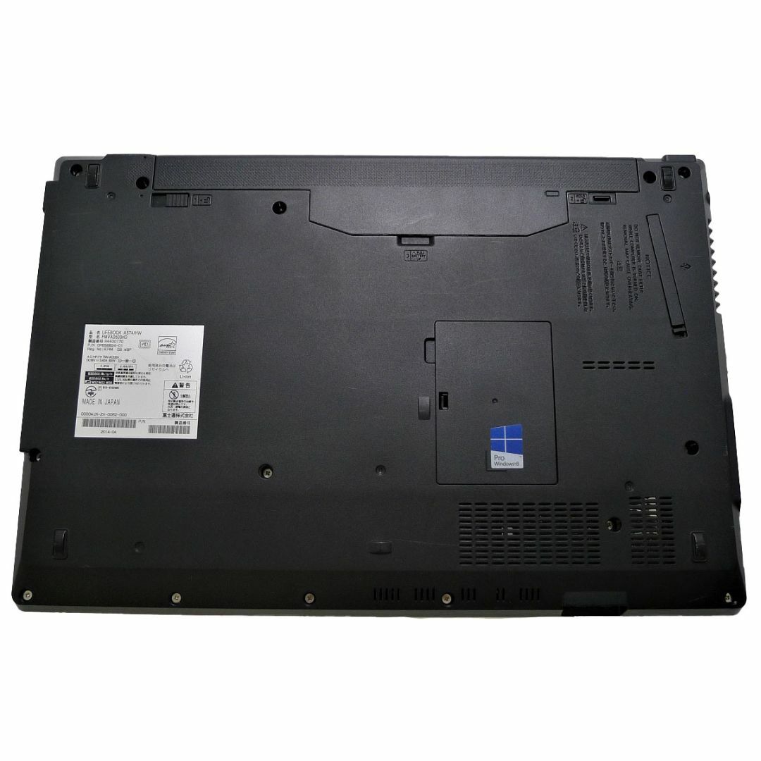 FUJITSU Notebook LIFEBOOK A574 Core i3 8GB HDD320GB テンキーあり 無線LAN Windows10 64bitWPS Office 15.6インチ パソコン ノートパソコン 8