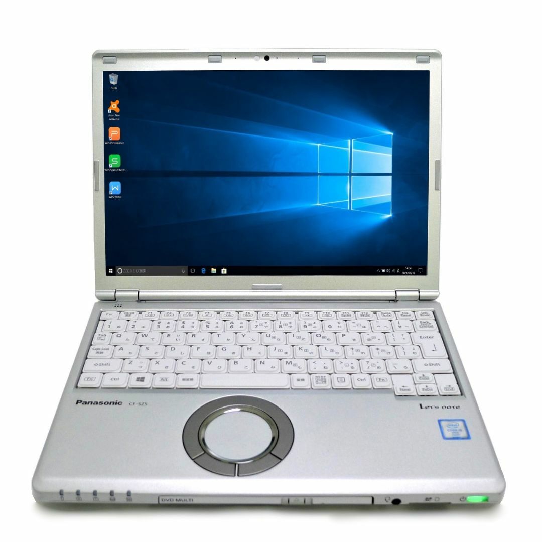 ドライブあり[在宅勤務にオススメ]　パナソニック Panasonic Let's note CF-SZ5 Core i5 8GB SSD240GB スーパーマルチ 無線LAN Windows10 64bitWPSOffice 12.1型  パソコン モバイルノート  ノートパソコン