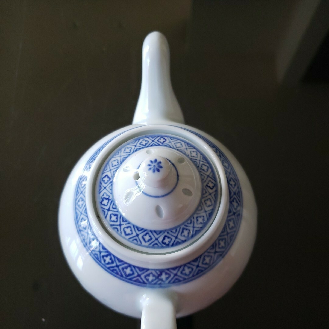 中国景徳鎮 茶器揃 急須湯呑セット 箱入り未使用品