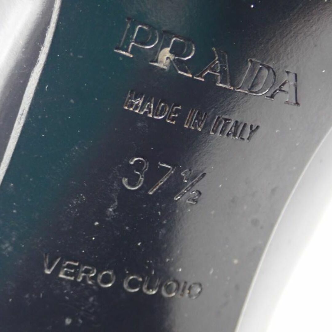 PRADA VERO CUOIO プラダ ヴェロキーオ パンプス ブラックレザー