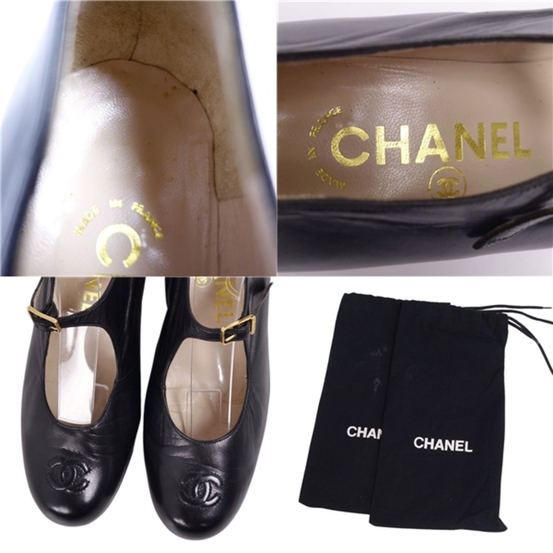 CHANEL - Vintage シャネル CHANEL パンプス ヒール ココマーク