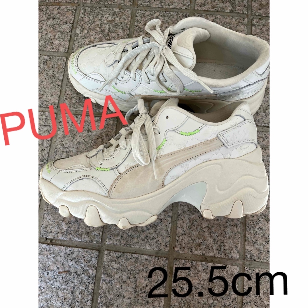 【puma×atmos】プーマ アトモス コラボ スニーカー 白 レア  美品