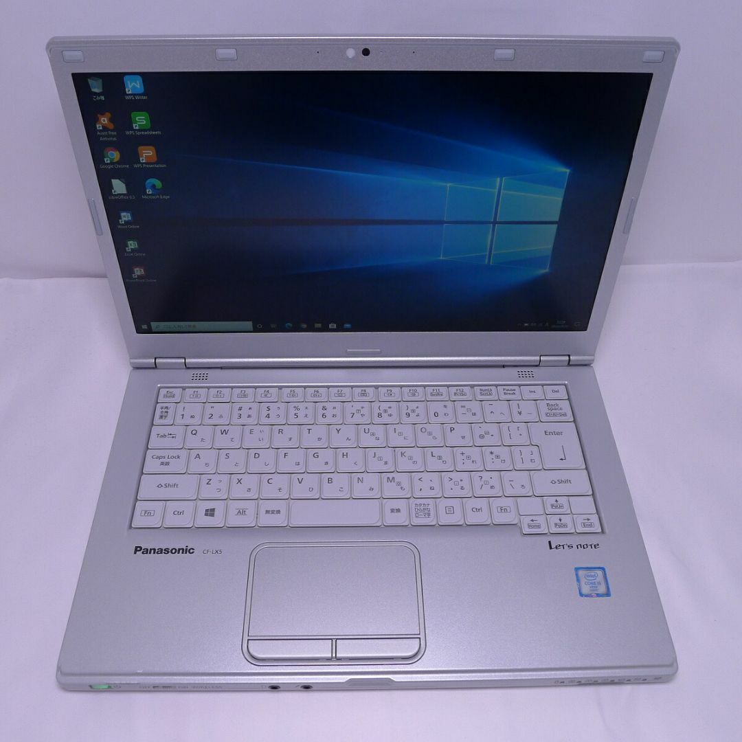 パナソニック Panasonic Let's note CF-LX5 Core i5 4GB SSD120GB スーパーマルチ 無線LAN Windows10 64bitWPSOffice 14.0型 フルHD  パソコン モバイルノート  ノートパソコン10009913