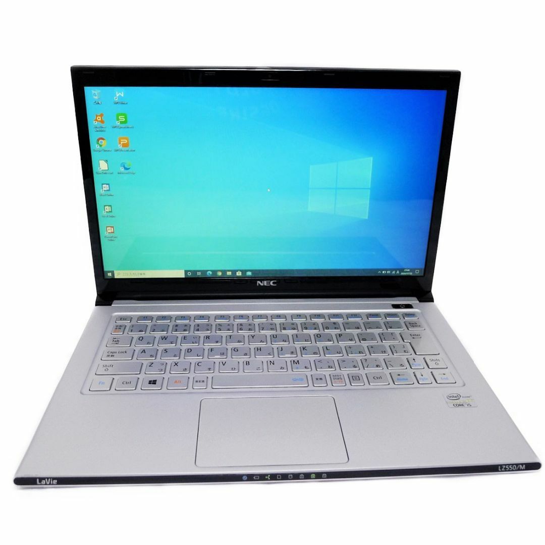 NEC LaVie LZ550MSSCore i5 4GB SSD120GB 無線LAN Windows10 64bitWPSOffice 13.3インチ モバイルノート  パソコン  ノートパソコン