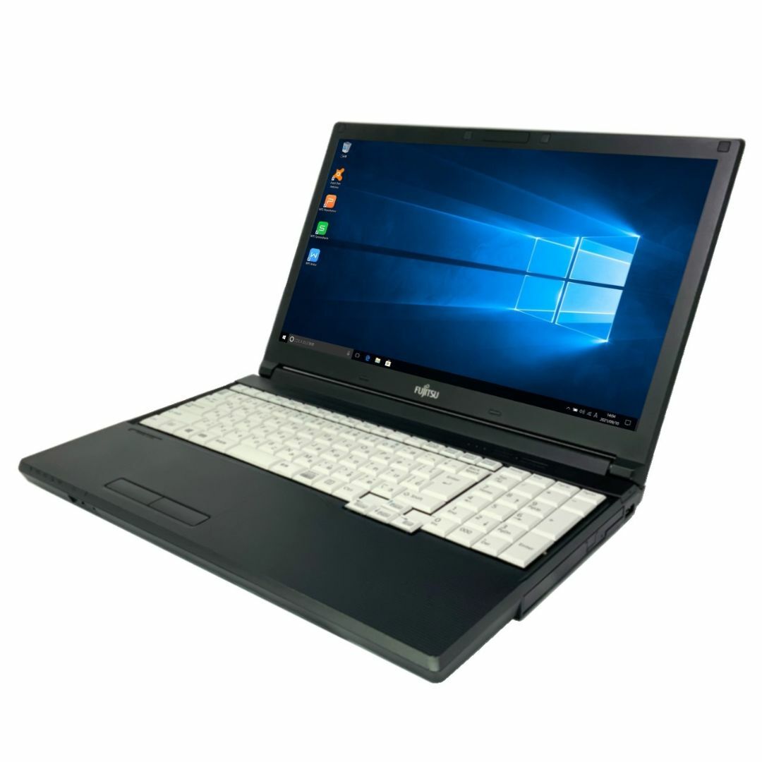 FUJITSU Notebook LIFEBOOK A576 Core i5 8GB 新品SSD4TB DVD-ROM テンキー 無線LAN  Windows10 64bitWPS Office 15.6インチ 中古パソコン ノートパソコン Notebook 【中古】
