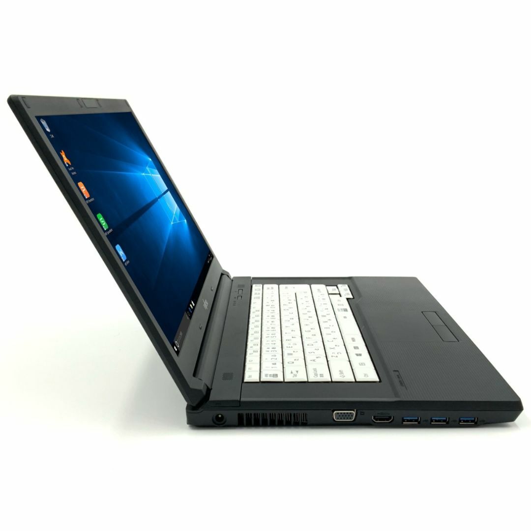ドライブありFUJITSU Notebook LIFEBOOK A576 Core i5 4GB 新品SSD240GB スーパーマルチ テンキー 無線LAN Windows10 64bitWPS Office 15.6インチ パソコン ノートパソコン Notebook