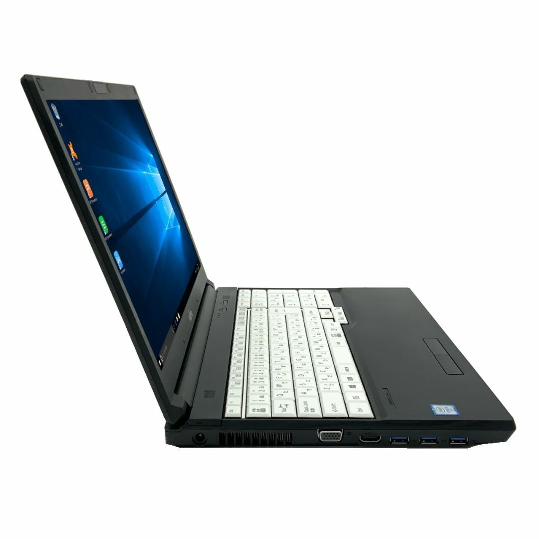 FUJITSU Notebook LIFEBOOK A576 Core i5 4GB HDD250GB スーパーマルチ テンキー 無線LAN Windows10 64bitWPS Office 15.6インチ パソコン ノートパソコン Notebook