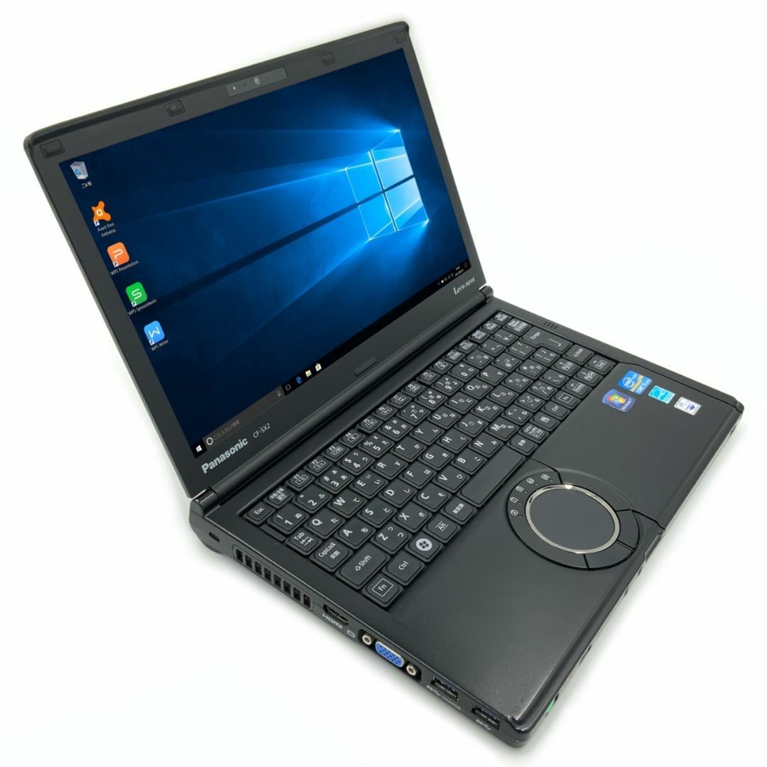 【希少な黒色モデル】 【頑丈レッツノート】 パナソニック Panasonic Let's note CF-SX2 ブラック 黒Core i5 8GB 新品SSD960GB スーパーマルチ 無線LAN Windows10 64bit WPS Office 12.1インチ カメラ モバイルノート パソコン ノートパソコン Notebook