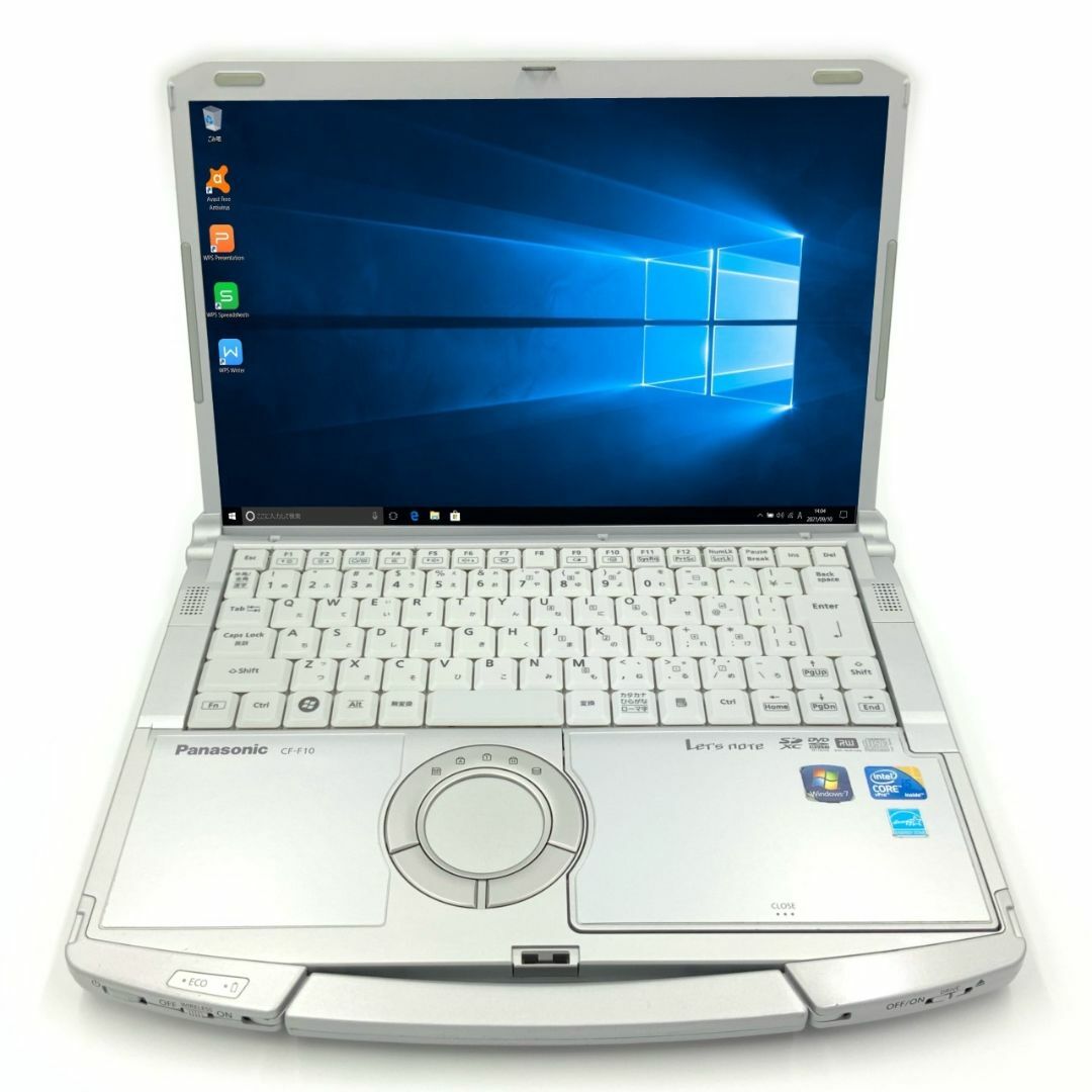 パナソニック Panasonic Let's note CF-F10Core i5 4GB HDD250GB スーパーマルチ 無線LAN Windows10 64bit WPS Office 14.1インチ モバイルノート パソコン ノートパソコン Notebook