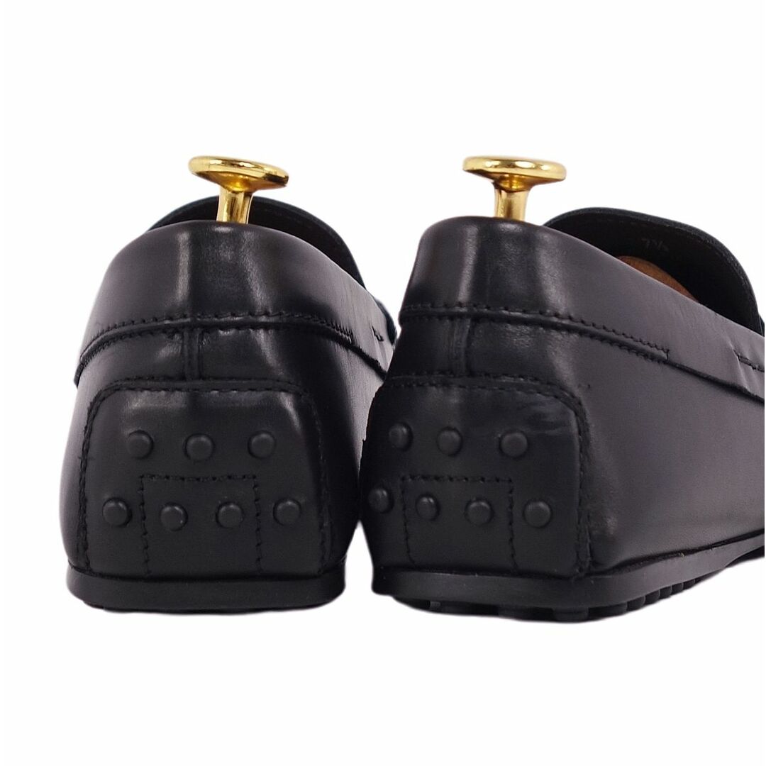 TOD'S(トッズ)の極美品 トッズ TOD'S ローファー コインローファー ドライビングシューズ カーフレザー シューズ メンズ 7.5(26.5cm相当) ブラック メンズの靴/シューズ(その他)の商品写真