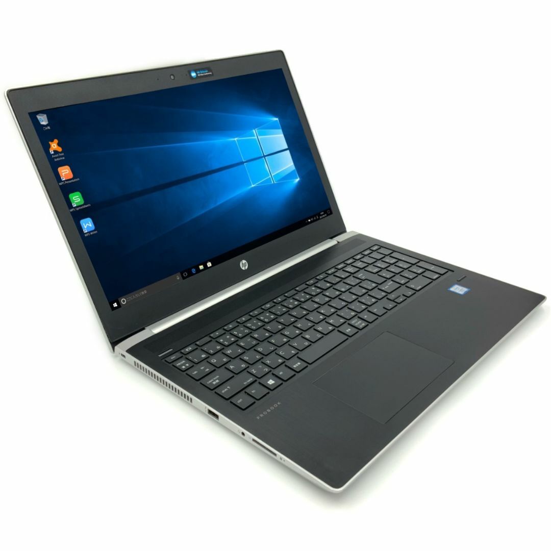 HP ProBook 450 G5 Core i5 第8世代 8GB SSD120GB 無線LAN Windows10 Windows11無償アップグレード対応 64bit WPS Office 15.6インチ カメラ パソコン ノートパソコン Notebook PC 2