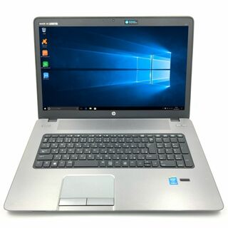 HP ProBook 470 G1 Core i7 4GB HDD320GB スーパーマルチ 無線LAN Windows10 64bit  WPSOffice 17.3インチ カメラ 中古パソコン ノートパソコン PC 【中古】