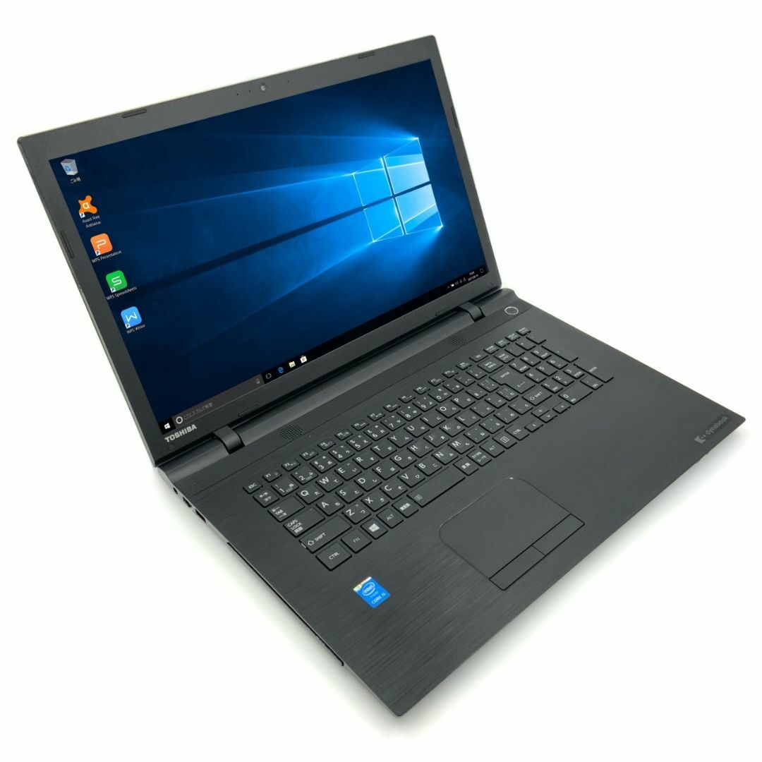 TOSHIBA dynabook Satellite B37/R 第5世代 Core i5 5300U 4GB HDD250GB スーパーマルチ  Windows10 64bit WPSOffice 17.3インチ カメラ 無線LAN 中古パソコン ノートパソコン PC Notebook 【中古】