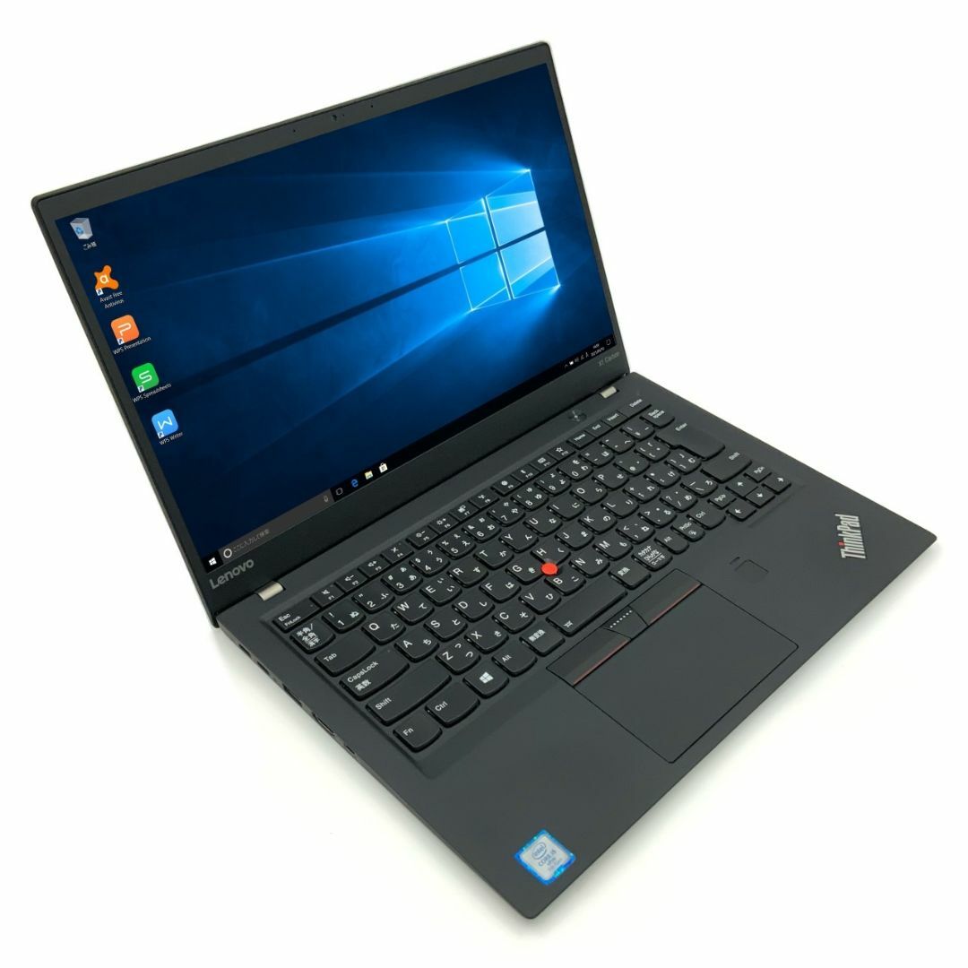 【強靭】 【超軽量】 Lenovo ThinkPad X1 Carbon（2017モデル） 第7世代 Core i5 7200U 8GB 新品SSD480GB Windows10 64bit WPSOffice 14インチ フルHD カメラ 無線LAN パソコン ノートパソコン PC モバイルノート Notebook