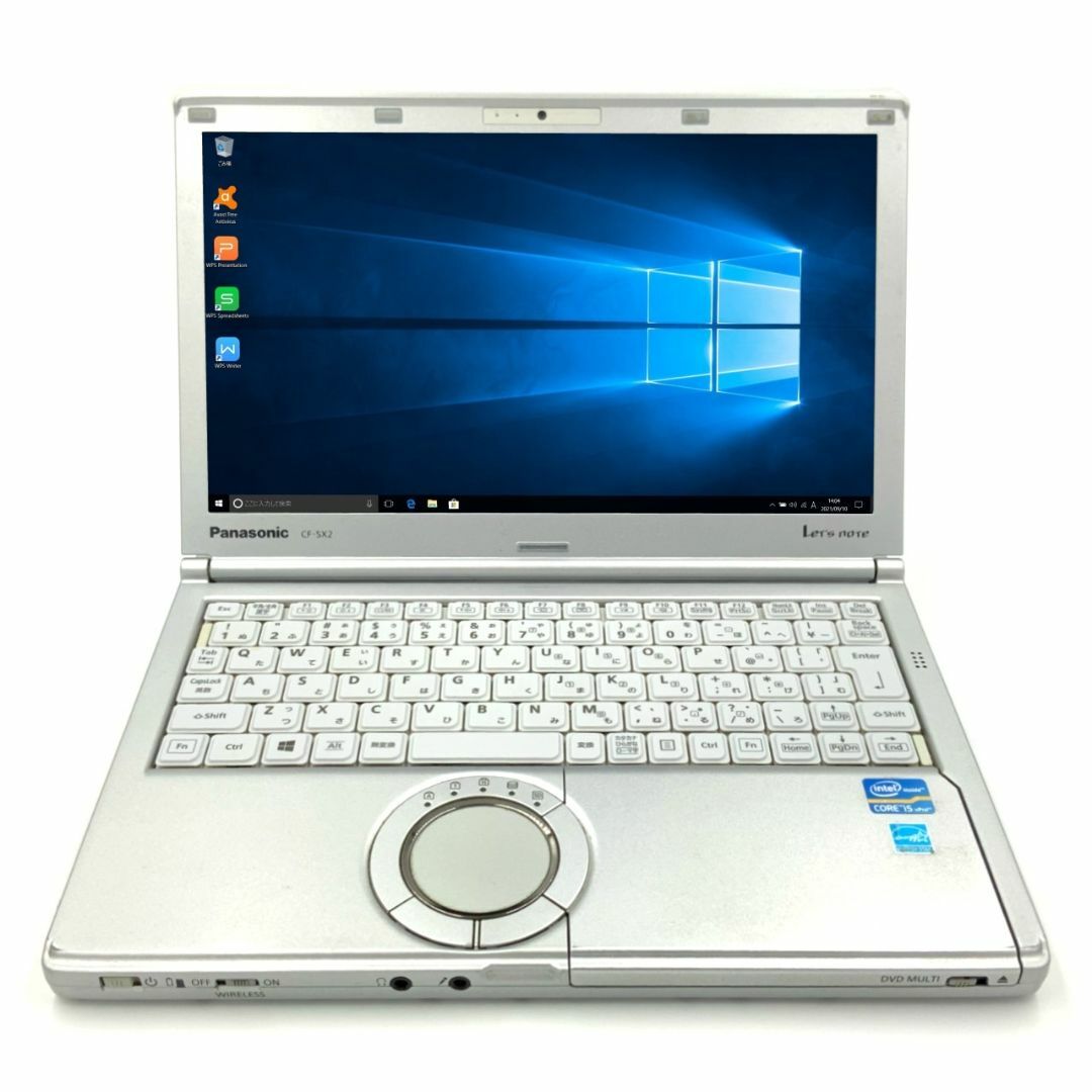 【DVDマルチ付】 【日本製】 パナソニック Panasonic Let's note CF-SX2 Core i5 16GB 新品SSD960GB スーパーマルチ 無線LAN Windows10 64bitWPSOffice 12.1インチ 中古パソコン モバイルノート ノートパソコン PC Notebook 【中古】