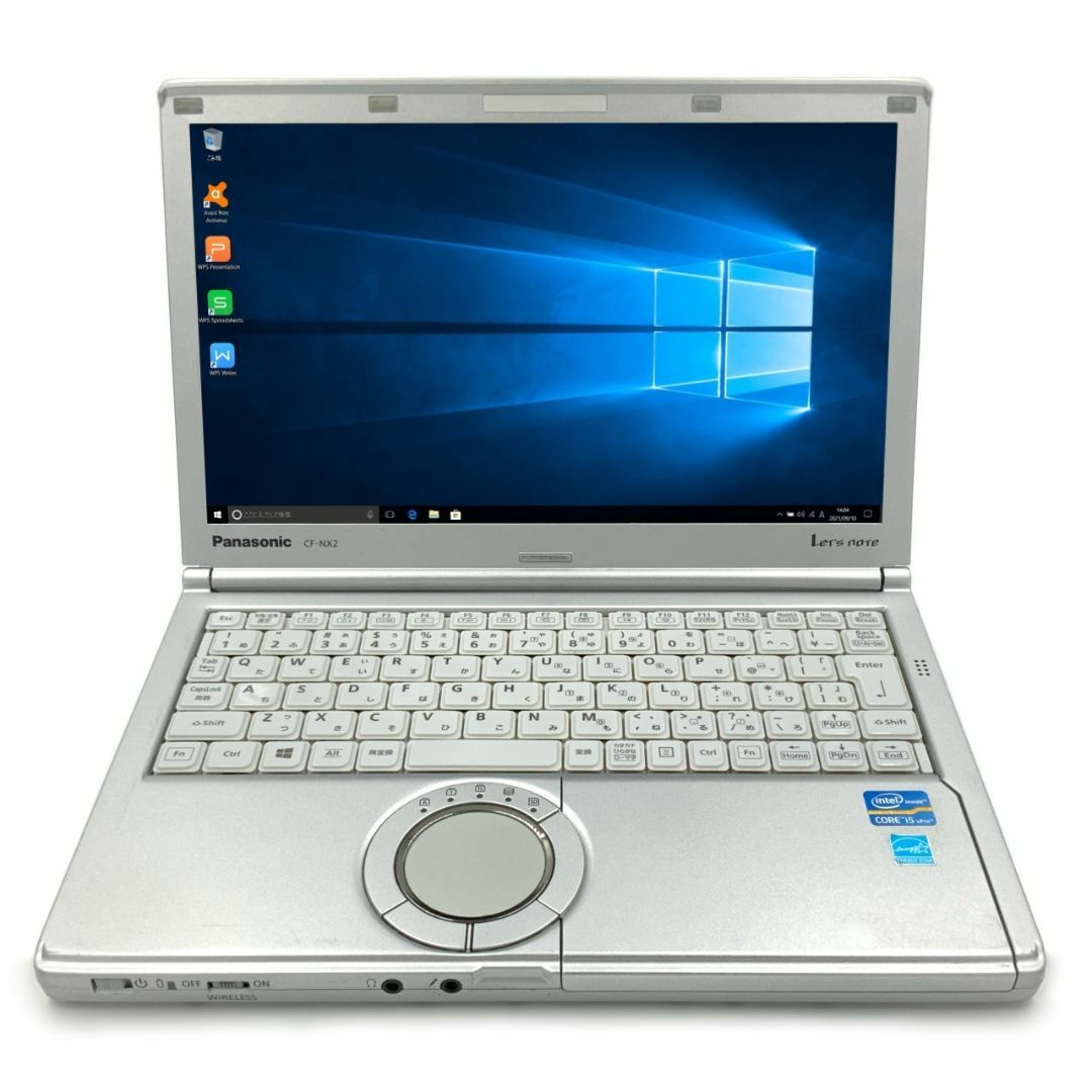 【頑丈レッツノート】 【日本製】 パナソニック Panasonic Let's note CF-NX2 Core i5 16GB 新品SSD2TB 無線LAN Windows10 64bitWPSOffice 12.1インチ 中古パソコン モバイルノート ノートパソコン PC Notebook 【中古】