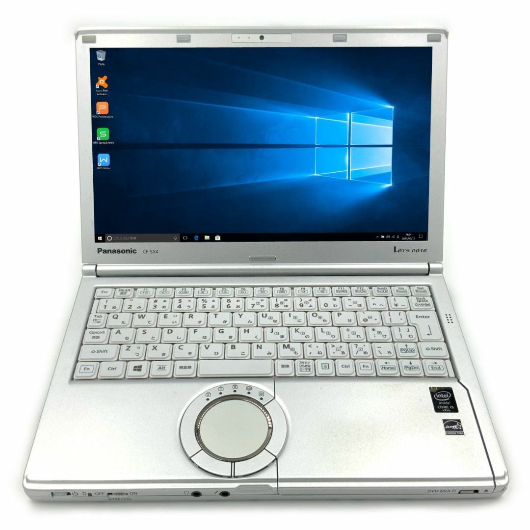 【DVDマルチ付】 【日本製】 パナソニック Panasonic Let's note CF-SX4 Core i5 8GB 新品HDD2TB スーパーマルチ 無線LAN Windows10 64bitWPSOffice 12.1インチ パソコン モバイルノート ノートパソコン PC Notebook