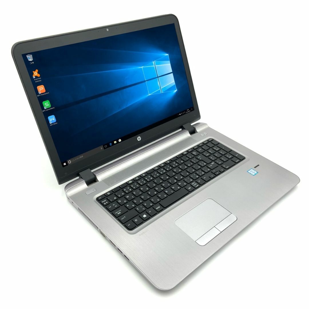 【大画面17.3インチノート】 【スタイリッシュノート】 HP ProBook 470 G3 Notebook PC 第6世代 Core i7 6500U 4GB HDD500GB DVD-ROM Windows10 64bit WPSOffice 17.3インチ フルHD カメラ 無線LAN パソコン ノートパソコン PC Notebook