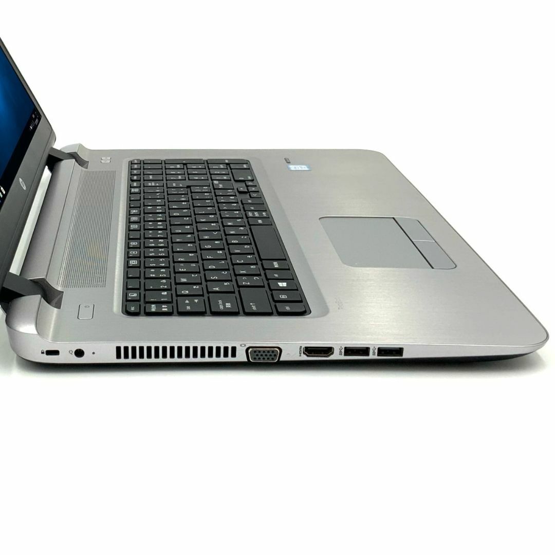 【大画面17.3インチノート】 【スタイリッシュノート】 HP ProBook 470 G3 Notebook PC 第6世代 Core i7 6500U 4GB HDD500GB スーパーマルチ Windows10 64bit WPSOffice 17.3インチ フルHD カメラ 無線LAN パソコン ノートパソコン PC Notebook 6
