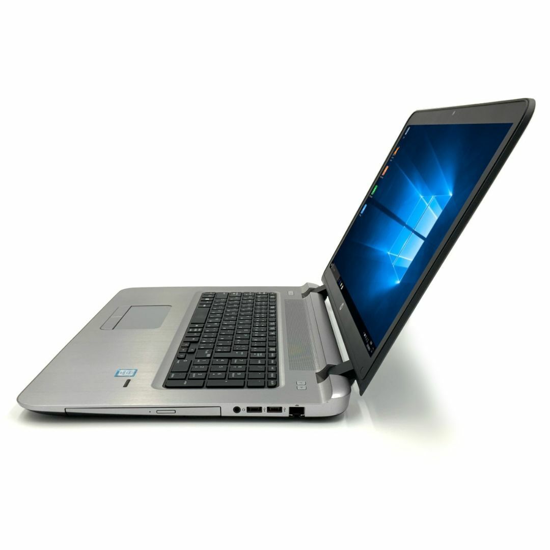 【大画面17.3インチノート】 【スタイリッシュノート】 HP ProBook 470 G3 Notebook PC 第6世代 Core i7 6500U 8GB SSD120GB スーパーマルチ Windows10 64bit WPSOffice 17.3インチ フルHD カメラ 無線LAN パソコン ノートパソコン PC Notebook 3