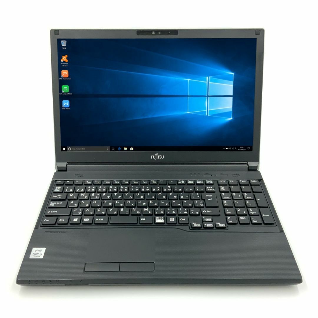 【高年式ノート】 【インテル10世代CPU搭載】 富士通 FUJITSU LIFEBOOK A5510 第10世代 Core i5 10210U 4GB HDD250GB スーパーマルチ Windows10 64bit WPSOffice 15.6インチ HD カメラ テンキー 無線LAN パソコン ノートパソコン PC Notebook