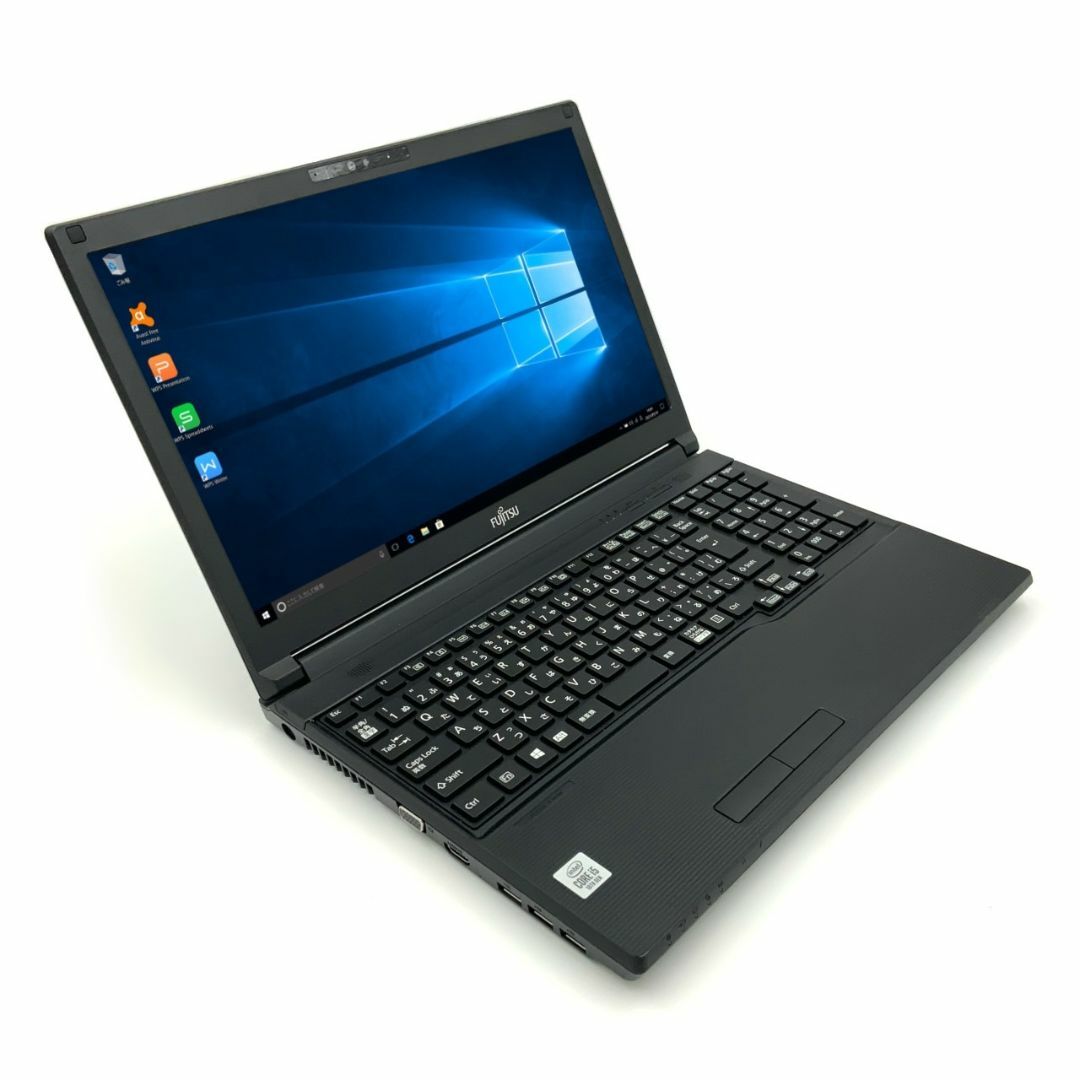 【高年式ノート】 【インテル10世代CPU搭載】 富士通 FUJITSU LIFEBOOK A5510 第10世代 Core i5 10210U 4GB HDD250GB スーパーマルチ Windows10 64bit WPSOffice 15.6インチ HD カメラ テンキー 無線LAN パソコン ノートパソコン PC Notebook 2